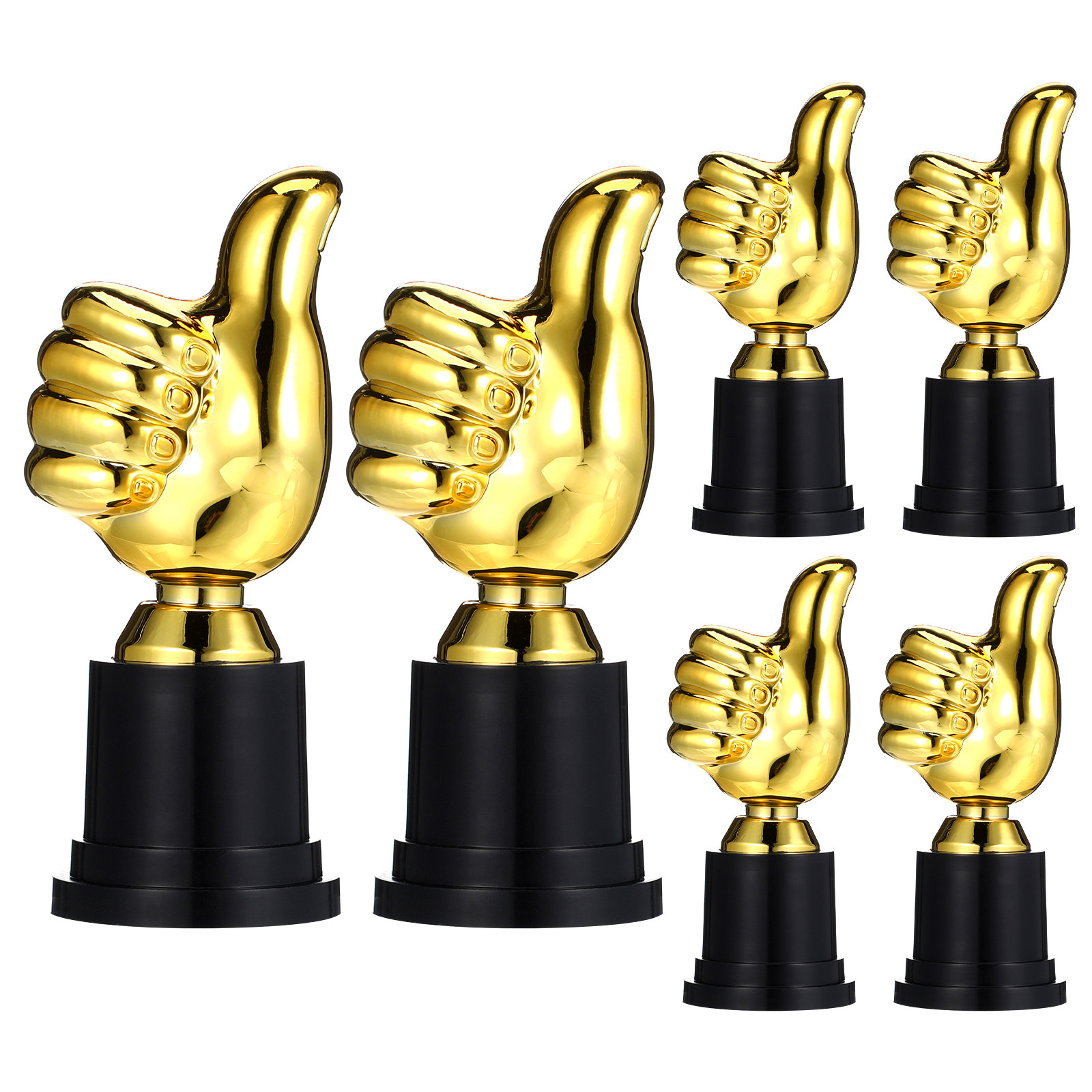 Kids Education Motivation - 6Pcs Creative Thumb Shaped Award Trophy