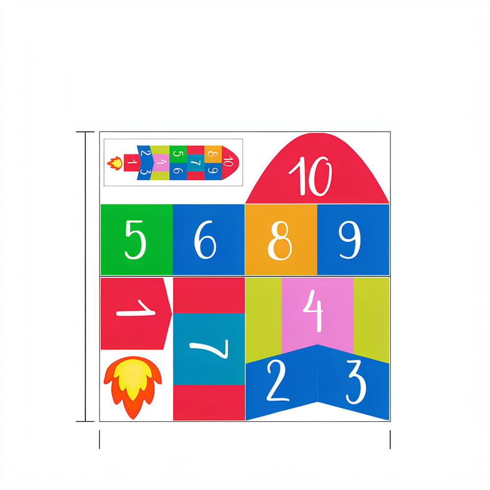 Educational Rocket Hopscotch W - đánh giá và giá Kids Education Number