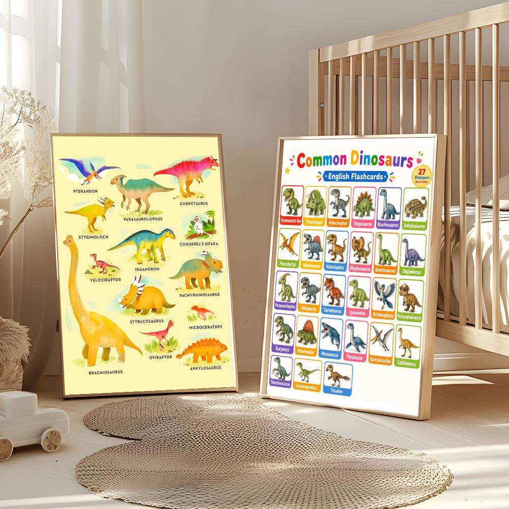 Art Dinosaur Names Chart Poste - đánh giá và giá Kids Education Name
